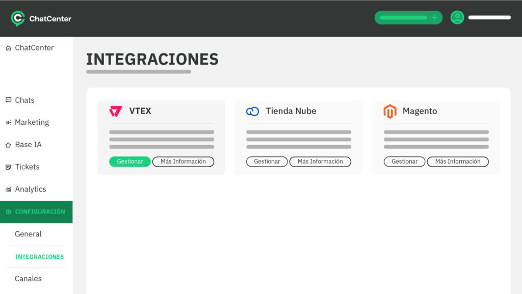 Guía paso a paso: integra vtex con chat center? 