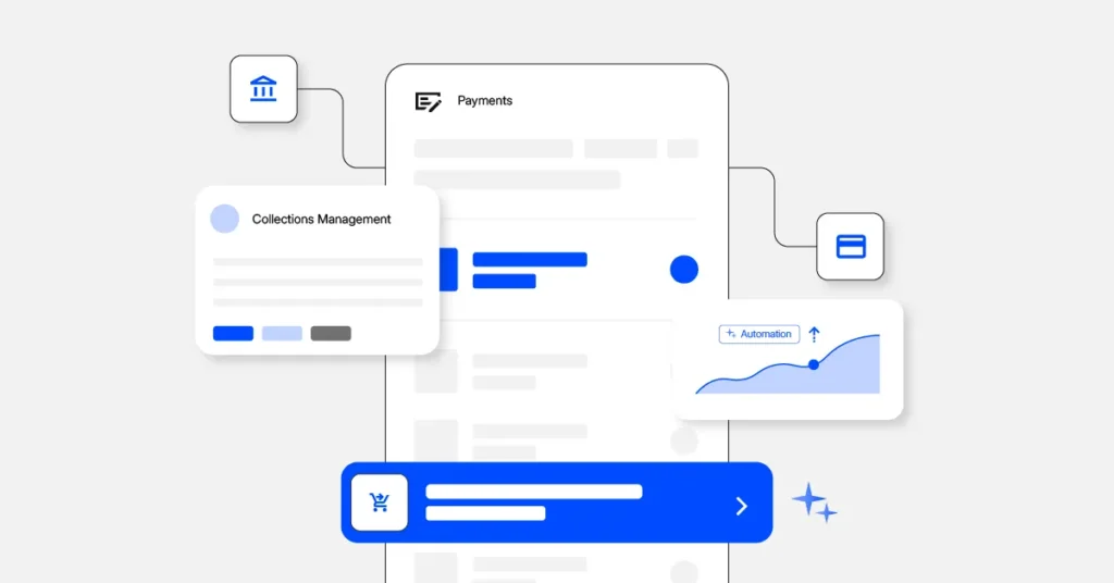 WhatsApp interface displaying an automated debt collection flow powered by artificial intelligence