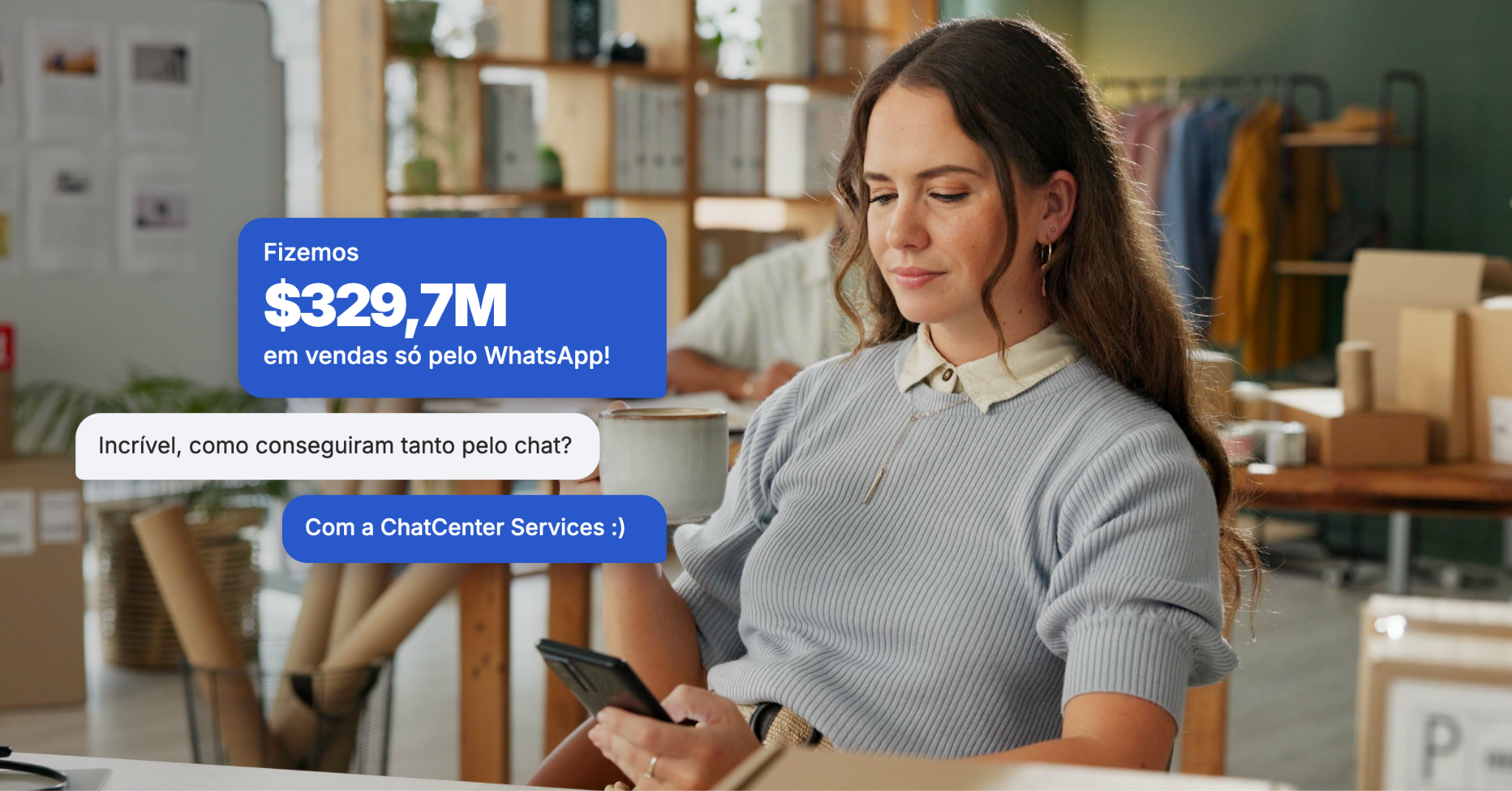 Loja de vestuário gerenciou $329,7 milhões em vendas pelo WhatsApp com IA e recuperação de carrinho
